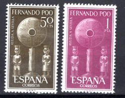 1963 - FERNANDO POO  - Mi  209/210 - NH -  (CW1822.43) - Fernando Poo