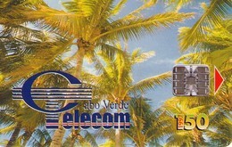 CABO VERDE. Palm Trees - Coqueiros II. 1997-09-01. CPV-17. (002) - Kaapverdische Eilanden