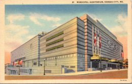 Missouri Kansas City Municipal Auditorium Curteich - Kansas City – Missouri