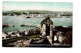 ST MICHAEL' S MOUNT. LOOK AT TOWER AND MARAZION. - St Michael's Mount