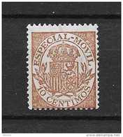 LOTE 1891 E ///   ESPAÑA  ESPECIAL TIMBRE MOVIL    10 CTMOS   USADOS - Revenue Stamps