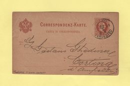 Trieste - Entier Postal Repique Giacomo Campagno - 1881 - Briefe U. Dokumente