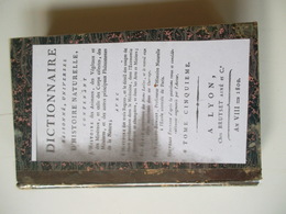 DICTIONNAIRE RAISONNE UNIVERSEL D'HISTOIRE NATURELLE TOME CINQUIEME - Woordenboeken