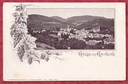 Gruss Aus GRINZING - Lithographie Haufler, Schmutterer&co, Wien. Austria BF1/44 - Grinzing