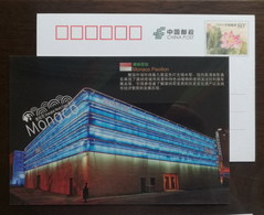 Monaco Pavilion Architecture,China 2010 Expo 2010 Shanghai World Exposition Advertising Pre-stamped Card - 2010 – Shanghai (Chine)