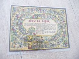 Jeu De L'oie Ancien 16.5 X 22.2 Environs Un Pli Pour Stockage - Andere & Zonder Classificatie