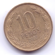 CHILE 2000: 10 Pesos, KM 228 - Chile