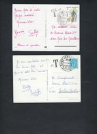 2 POSTKAARTEN Met GELEGENHEIDSSTEMPEL JUMET I MARCHE DE LA MADELEINE ; Zie 2 Scans ! - Documents Commémoratifs