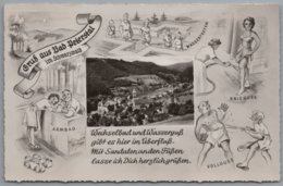 Bad Peterstal Griesbach - S/w Ortsansicht 6   Mit Gedicht - Bad Peterstal-Griesbach
