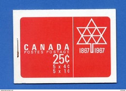 L4E205 CANADA Carnet 1967 25c Neuf Non Ouvert - Full Booklets
