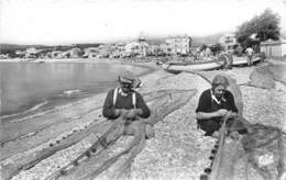 06-CROS-DE-CAGNES-PÊCHEURS AU TRAVAIL - Cagnes-sur-Mer