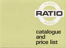 Catalogue RATIO PLASTIC MODELS 1975 Folder Gauge HO / OO - Anglais