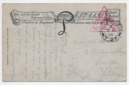 FPO - T.27 Used Western Front Until November 1915 On PC Of Patriotic Bulldog - Postmark Collection