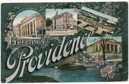 RI - Greetings From PROVIDENCE - Providence
