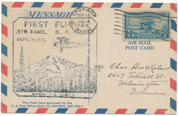 WA - SPOKANE - First Flight 1929 - Spokane