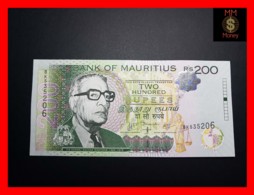 MAURITIUS 200 Rupees 2010  P. 61 A  UNC - Maurice