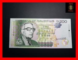 MAURITIUS 200 Rupees 2010  P. 61 A  UNC - Mauritius