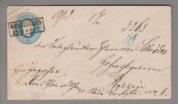 Heimat DE Brand. Werneuchen 18??-01-10 10 Gr. Ganzsache Nach Berlin - Postal  Stationery