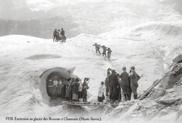 CARTE POSTALE 10CM/15CM (C) DES EDITIONS ATLAS PHOTO ROGER VIOLLET 1920 : EXCURSION GLACIER DES BOSSONS A CHAMONIX - Chamonix-Mont-Blanc