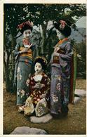 Japon Japan  Geisha Lot De 3 Magnifiques Cartes Postales Non Voyagées - Otros & Sin Clasificación