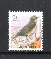 BELGIO  :  Uccelli Di Buzin - Turdus Iliacus - 2 F.  -  1 Val. Usato  Del.  29.06.1996 - Passeri