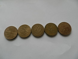 Lot De 5 Monnais  10 Francs  Commémoratives - Lots & Kiloware - Coins