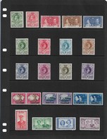 SWAZILAND 1933 - 1947 MINT COLLECTION ON A HAGNER CARD Cat £119+ - Swaziland (...-1967)