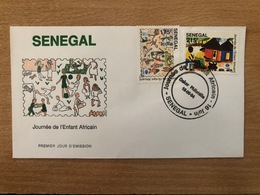 Sénégal 1994 FDC Mi. 1318 1319 Journée De L'Enfant Africain Children Kinder UNICEF 2 Val. - UNICEF