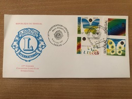 Sénégal 1994 FDC Mi. 1314 1317 13ème Congrès Conventions Lions-Club International Butterfly Papillon Schmetterling - Rotary, Lions Club