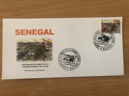 Sénégal 2014 FDC Mi. Bl. 108 Première Guerre Mondiale WWI World War One Erster Weltkrieg RARE Stamp - Guerre Mondiale (Première)