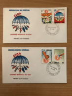 Sénégal 1989 FDC Mi. 1045 - 1048 Journée Mondiale Du SIDA AIDS Day Welttag VIH OMS WHO - Ziekte