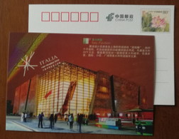 Italy Pavilion Architecture,China 2010 Expo 2010 Shanghai World Exposition Advertising Pre-stamped Card - 2010 – Shanghai (China)