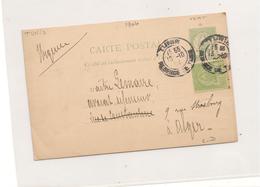 1904 CARTE POSTALE DE TUNIS POUR ALGER - Cartas & Documentos