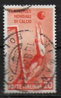 ITALIE   N° 339   Oblitere    Cup  1934  Fussball  Soccer   Football - 1934 – Italië