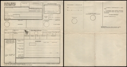 1970 HUNGARY - Money Order Form TELEGRAPH TELEGRAM Stamped Stationery - Telégrafos