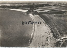 D 35 -  8 - CPSM - SAINT COULOMB - La Plage Du Port A La Guimorais - En Avion Au Dessus - Saint-Coulomb