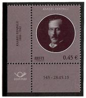 Estonia 2013 .Kaarel Eenpalu - 125. 1v: 0.45.   Michel # 766 - Estland