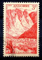 N° Yvert & Tellier 140 - Timbre D'Andorre Français (1955-58) (Oblitéré) - Paysages - Les Escaldes - Used Stamps