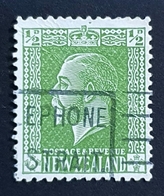 1925 King George V, New Zealand, Nouvelle Zélande, Used - Gebraucht