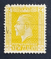 1916-1930 King George V, 2P, New Zealand, Nouvelle Zélande, Used - Gebraucht