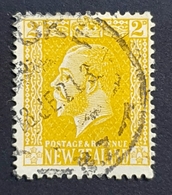 1916-1930 King George V, 2P, New Zealand, Nouvelle Zélande, Used - Gebruikt