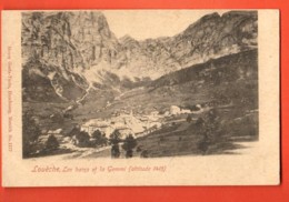 FPB-21 Leukerbad Loèche-les-Bains Louèche Et La Gemmi. Dos Simple. Circulé 1901 - Loèche