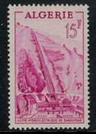 Algérie // 1950-1962  // 1954 //  Inauguration De L'usine Hydroélectrique Neufs ** MNH (sans Charnières) No.313 Y&T - Ungebraucht