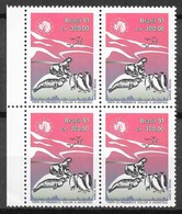 Brazil 1991 Mi.No. 2402 Brasilien Birds Marine Animals Sea Lion, Seal, Penguins Antartica  4v  MNH** 14 € - Faune Antarctique