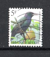 BELGIO  :  Uccelli Di Buzin - Sturnus Vulgaris  -  5 F.  -  1 Val. Usato  Del.  6.05.1996 - Passeri