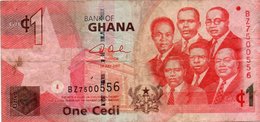 GHANA 1CEDI 2007 P-37a CIRC. - Ghana