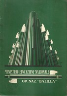 7033 " OPERA NAZIONALE BALILLA-MINISTERO DELLA EDUCAZIONE NAZIONALE-ANNO SCOLASTICO 1931-1932 "PAGELLA ORIGINALE - Diploma & School Reports