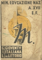 7042 " GIOVENTU' ITALIANA DEL LITTORIO-MINISTERO EDUCAZIONE NAZIONALE-ANNO SCOLASTICO 1938-1939 "PAGELLA ORIGINALE - Diploma & School Reports