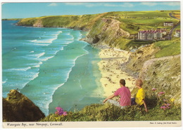 Watergate Bay, Near Newquay, Cornwall - (John Hinde Postcard) - Newquay