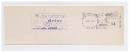 EMA Meter Frank Front Cover Cut Red Meter Mark In Winter Drive Slow Pictograph Slogan US POSTAGE - Unfälle Und Verkehrssicherheit